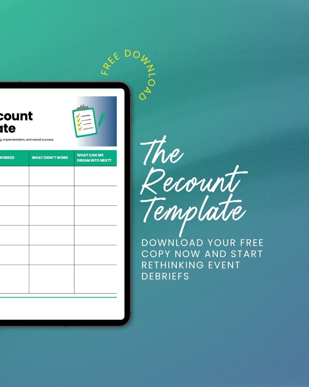 The Recount Template